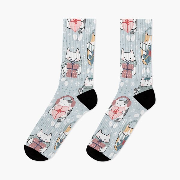Item preview, Cats in Winter Pattern 2 designed and sold by thatsit-itslit.