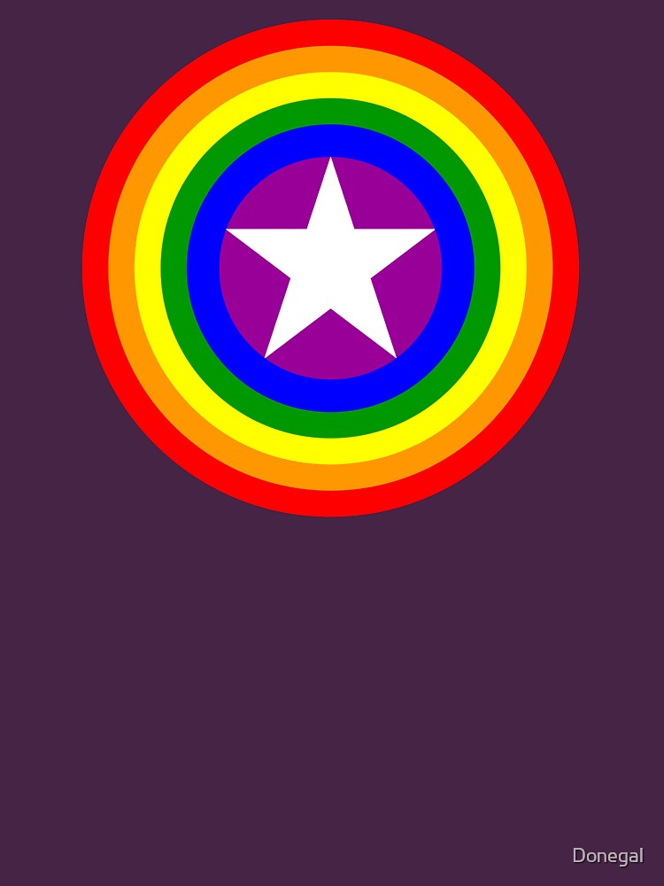 « Boucliers de fierté - Arc-en-ciel » par Donegal