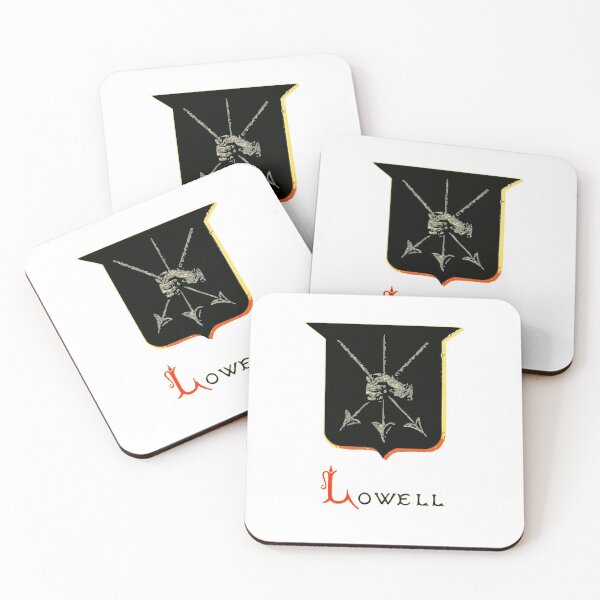 Item preview, Lowell Family Coat of Arms designed and sold by Heraldica.