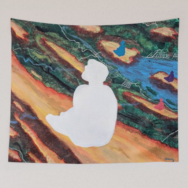 Item preview, Looking into the World designed and sold by Saucy Arts.