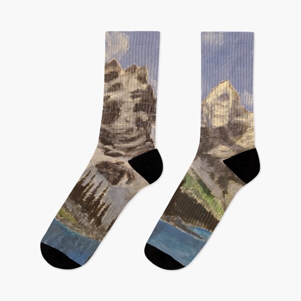 Item preview, Christmas. A mountain lake. designed and sold by Anastasia Ruzmaikina.