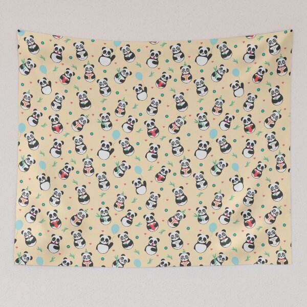 Item preview, Pattern Cute Animal Friendly Panda  designed and sold by OutcastBrain.