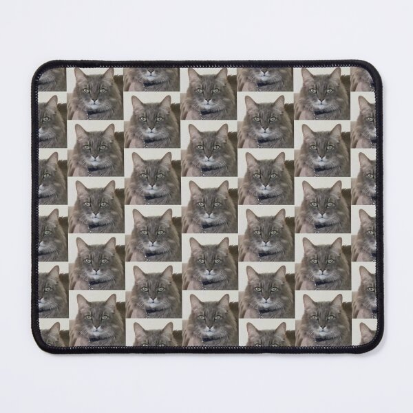 Item preview, Silver Cat Portrait with green eyes by Iritof designed and sold by iritof.