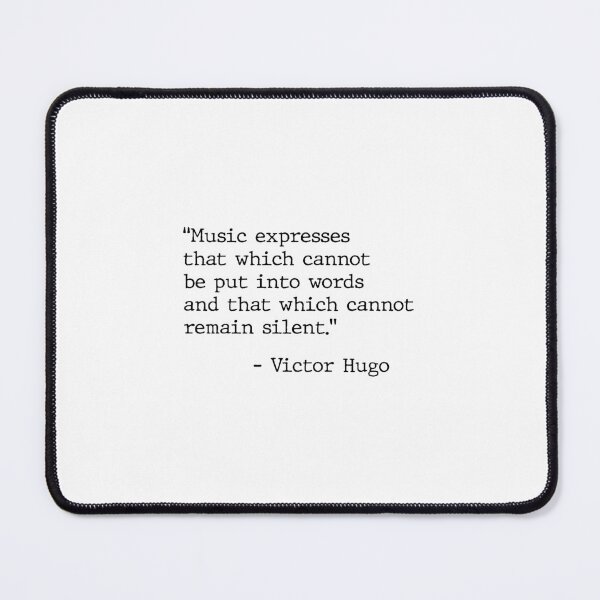 Item preview, Music Victor Hugo Quote designed and sold by AriMakesArtShop.
