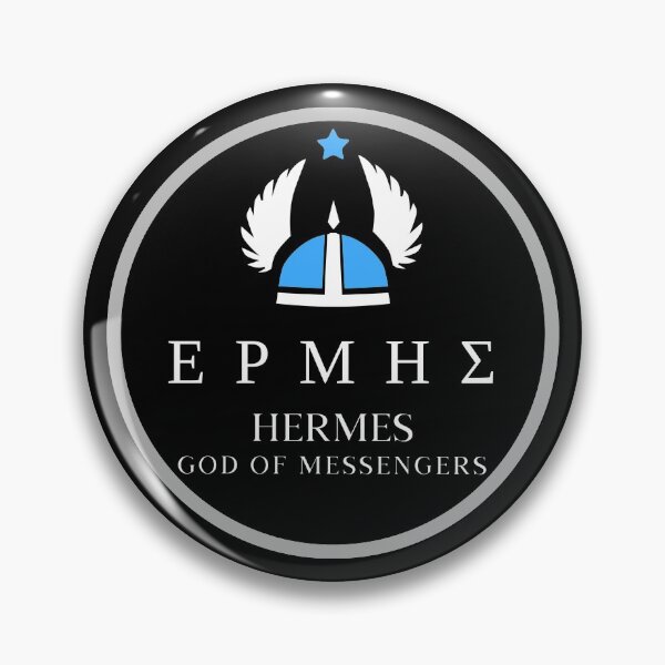 Item preview, Hermes Greek God of Messengers Winged Helmet Mythology Design designed and sold by OnyxMoonDesigns.