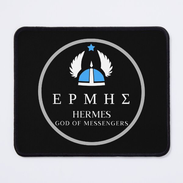 Item preview, Hermes Greek God of Messengers Winged Helmet Mythology Design designed and sold by OnyxMoonDesigns.