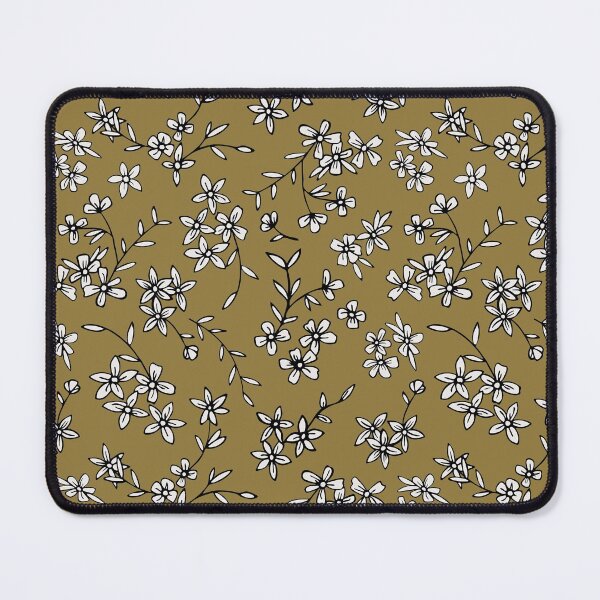 Item preview, Olive & White Ditsy Floral designed and sold by StudioPosies.