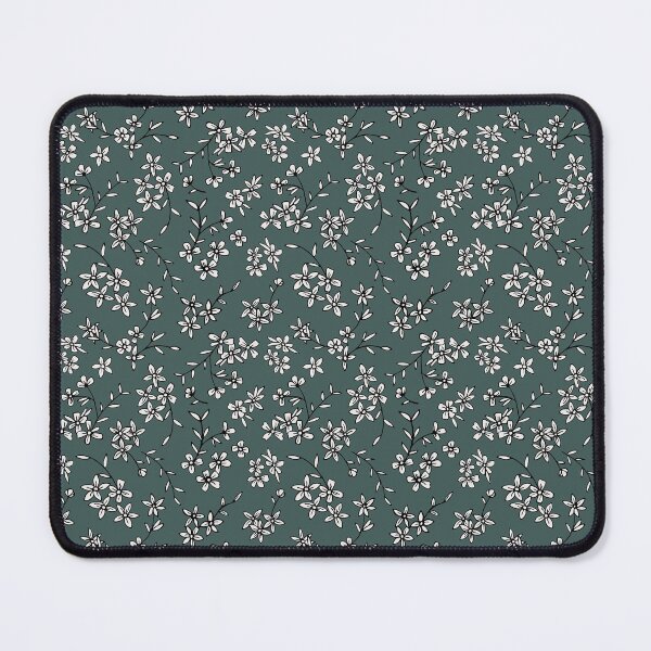 Item preview, Teal & White Ditsy Floral designed and sold by StudioPosies.