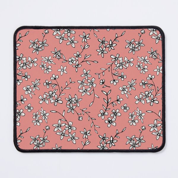 Item preview, Pink & White Ditsy Floral designed and sold by StudioPosies.