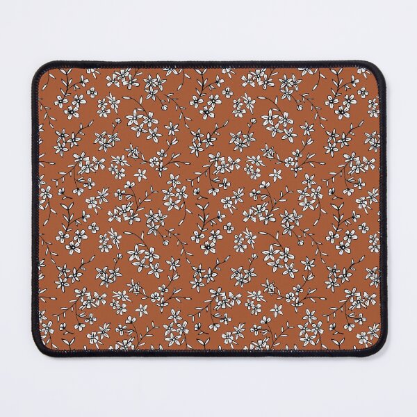 Item preview, Brown & White Ditsy Floral designed and sold by StudioPosies.