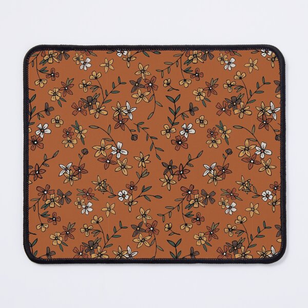 Item preview, Rust, Orange, & Green Ditsy Floral designed and sold by StudioPosies.