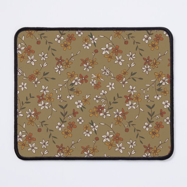 Item preview, Green, Orange, Rust Fall Ditsy Floral designed and sold by StudioPosies.