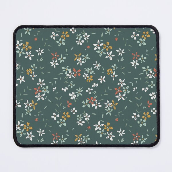 Item preview, Coral & Teal Simple Ditsy Floral designed and sold by StudioPosies.