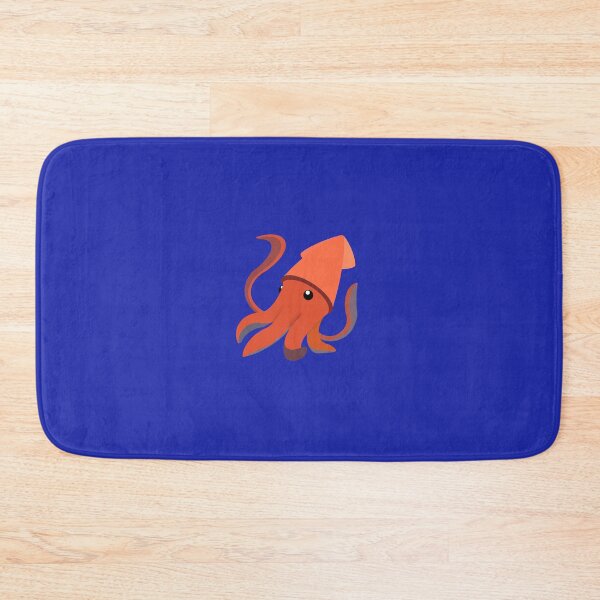 Item preview, Orange Cartoon Squid  designed and sold by Emmys Prints.
