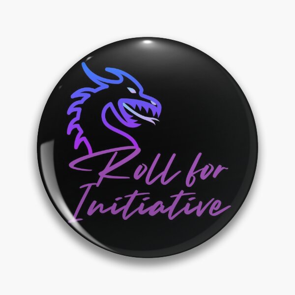 Item preview, Roll for Initiative (Blue-Purple) designed and sold by RockNRole.
