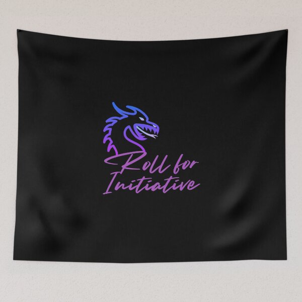 Item preview, Roll for Initiative (Blue-Purple) designed and sold by RockNRole.
