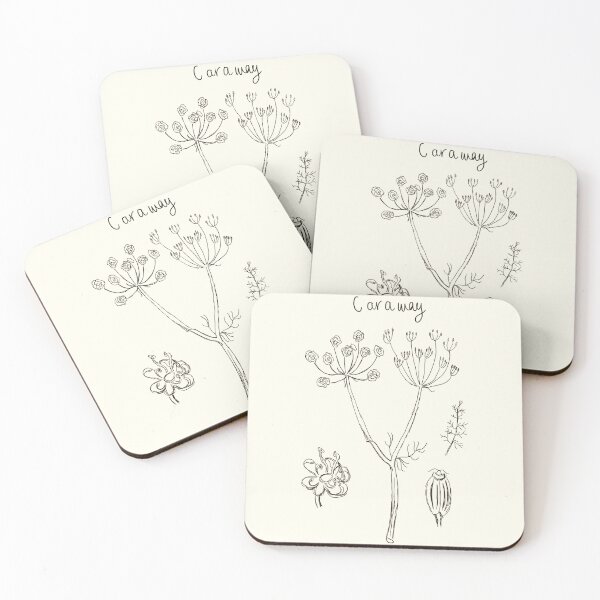 Item preview, Caraway Botanical Illustration designed and sold by sapiensfelis.