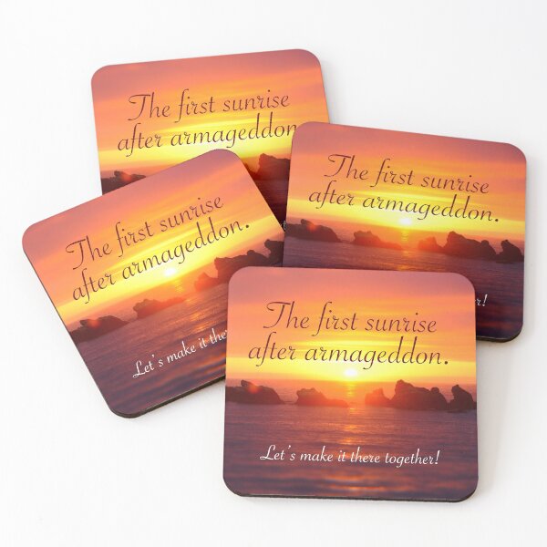 Item preview, First Sunset in After Armageddon designed and sold by Paper Bee Gift Shop.