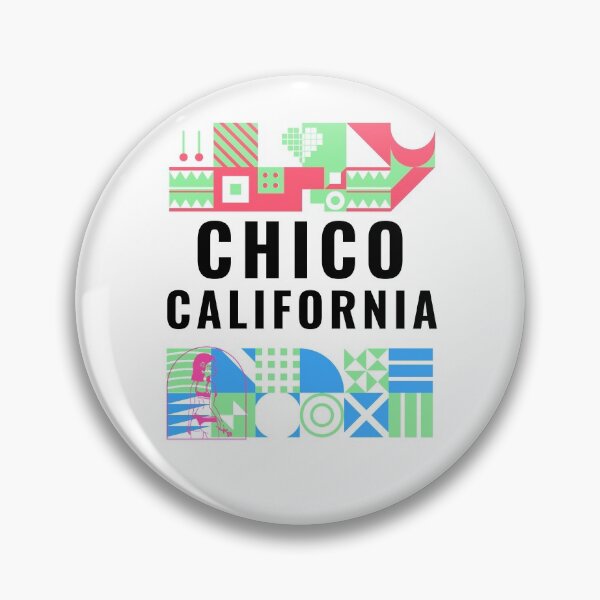 Item preview, CHICO CALIFORNIA STICKER/ T-SHIRT LOGO DESIGN designed and sold by BestCoolStuff.