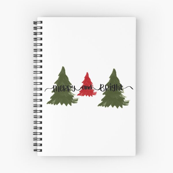 Item preview, Green red and black merry and bright Christmas design  designed and sold by KRJ Design.