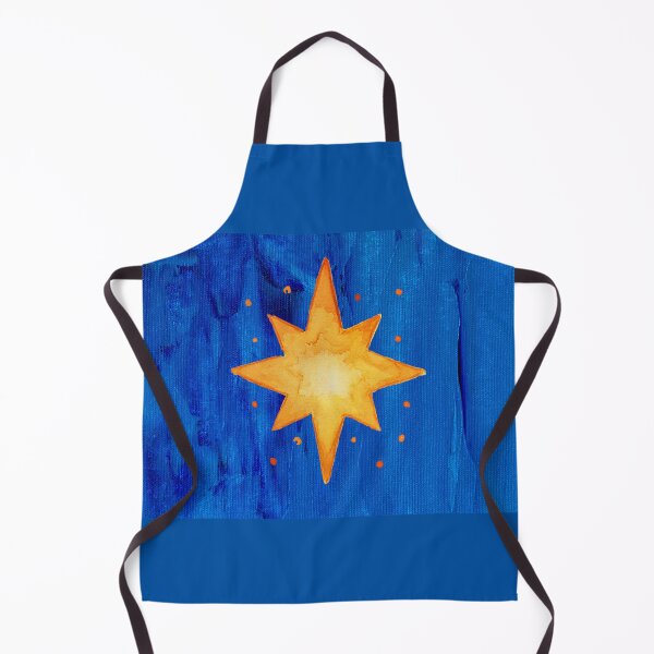 Item preview, Liturgical Blue, with Bethlehem Star designed and sold by CheekyGrace.