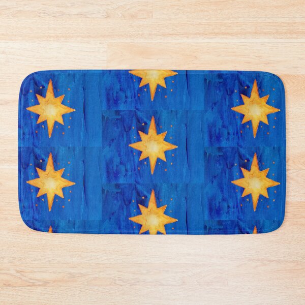 Item preview, Liturgical Blue, with Bethlehem Star designed and sold by CheekyGrace.