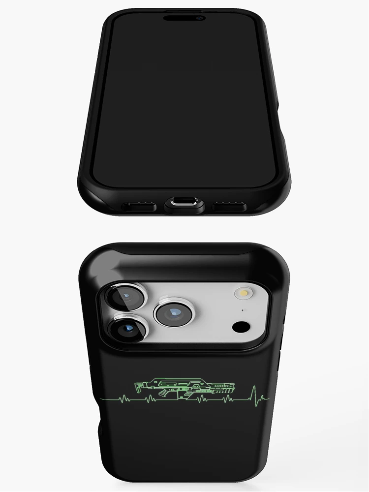 Thumbnail 3 of 4, iPhone Case, Pulse. Rifle. Green. designed and sold by CCCDesign.
