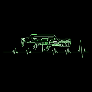 Artwork thumbnail, Pulse. Rifle. Green. by CCCDesign