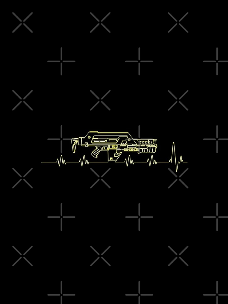 Thumbnail 4 of 4, iPhone Case, Pulse. Rifle. Yellow. designed and sold by CCCDesign.