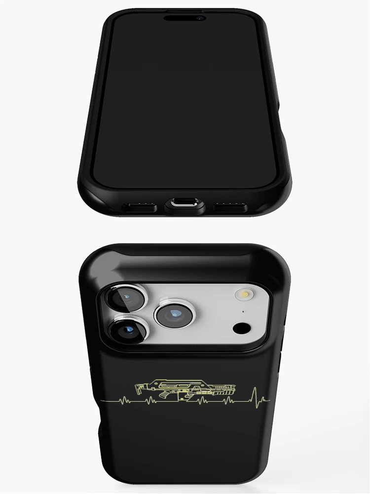 Thumbnail 3 of 4, iPhone Case, Pulse. Rifle. Yellow. designed and sold by CCCDesign.