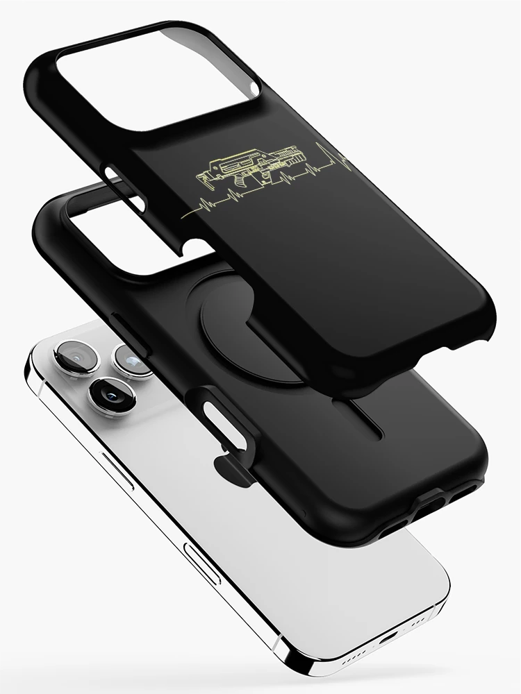 Thumbnail 2 of 4, iPhone Case, Pulse. Rifle. Yellow. designed and sold by CCCDesign.