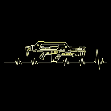 Artwork thumbnail, Pulse. Rifle. Yellow. by CCCDesign