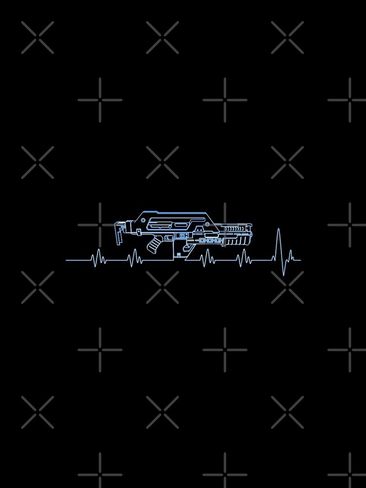 Thumbnail 4 of 4, iPhone Case, Pulse. Rifle. Blue. designed and sold by CCCDesign.