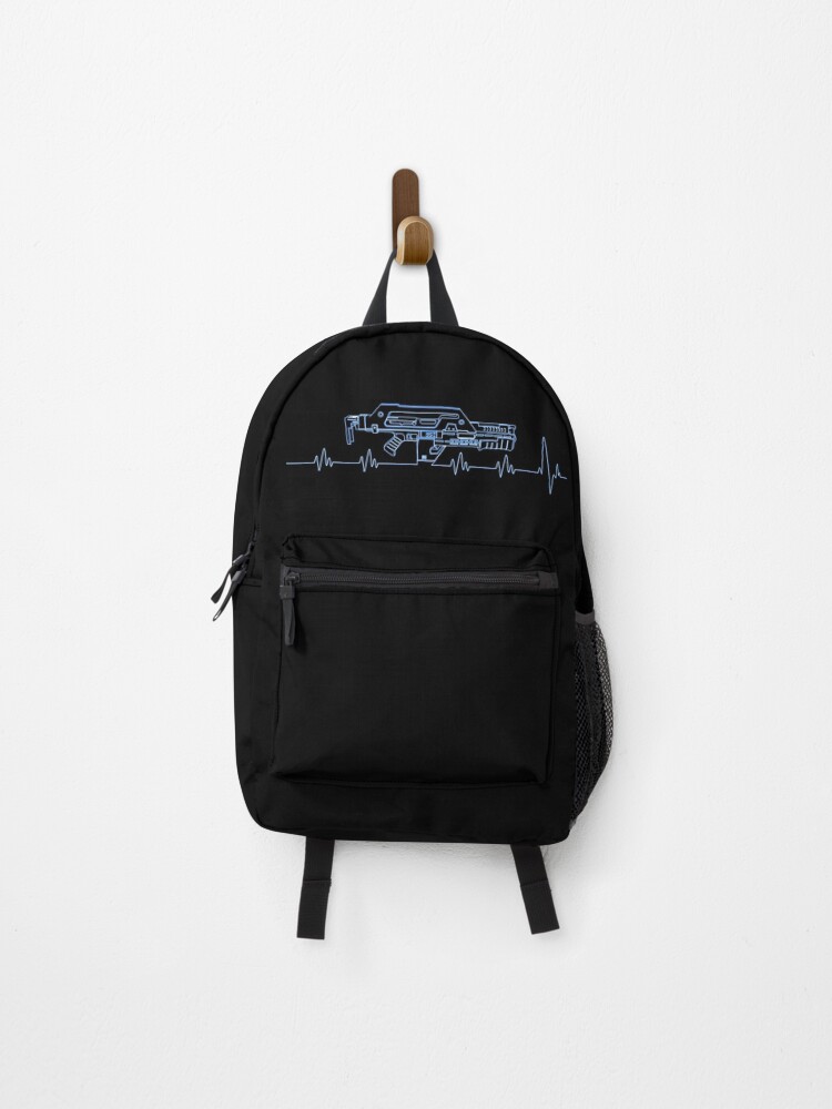 Thumbnail 1 of 3, Backpack, Pulse. Rifle. Blue. designed and sold by CCCDesign.
