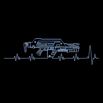 Imagen de la obra Legumbres. Rifle. Azul. de CCCDesign