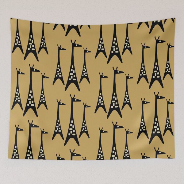 Aperçu de l'œuvre Mid Century Modern Giraffe Pattern 267 créée et vendue par tonymagnerart.
