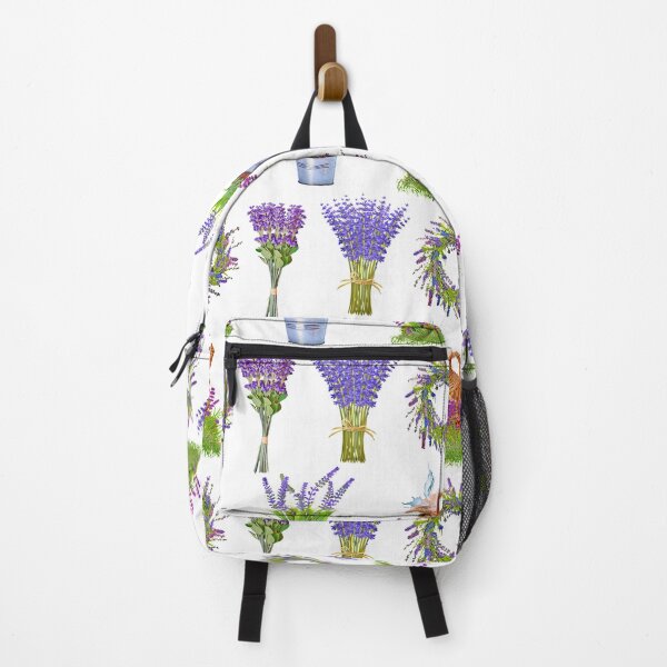 Item preview, Mixed Lavender Flowers Pattern. Cute Wild Purple Lavender Floral Botanical Garden Print designed and sold by silviaol.