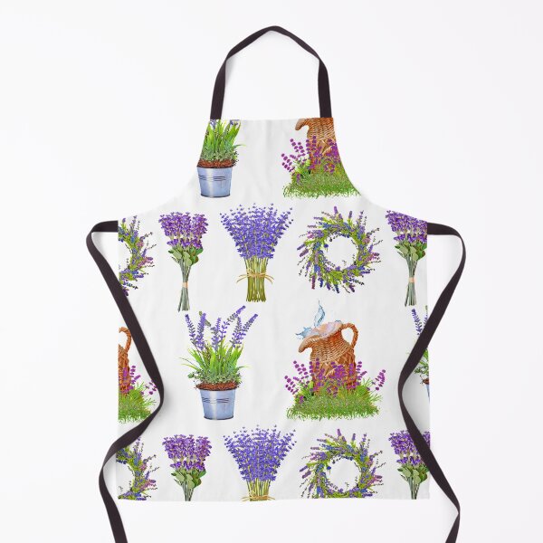 Item preview, Mixed Lavender Flowers Pattern. Cute Wild Purple Lavender Floral Botanical Garden Print designed and sold by silviaol.