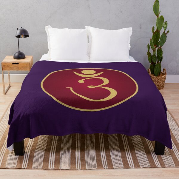 Item preview, OM Logo - Gold on Dark Red designed and sold by Fractal Journeys, etc. .