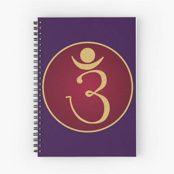 Item preview, OM Logo - Gold on Dark Red designed and sold by Fractal Journeys, etc. .