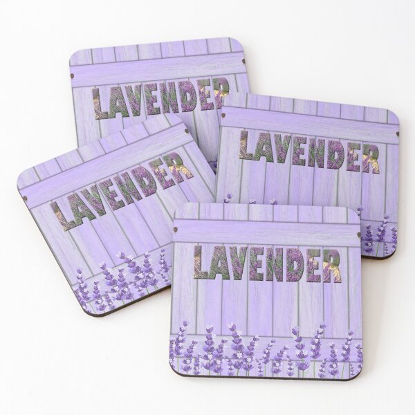 Item preview, Lavender Flowers Garden Fence. Cute Wild Purple Lavender Floral Botanical Garden Print designed and sold by silviaol.