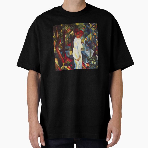 Vista previa del artículo con la obra «'Pareja en el bosque' de Macke (reimpresión)», diseñado y vendido por Classic Visions Gallery.