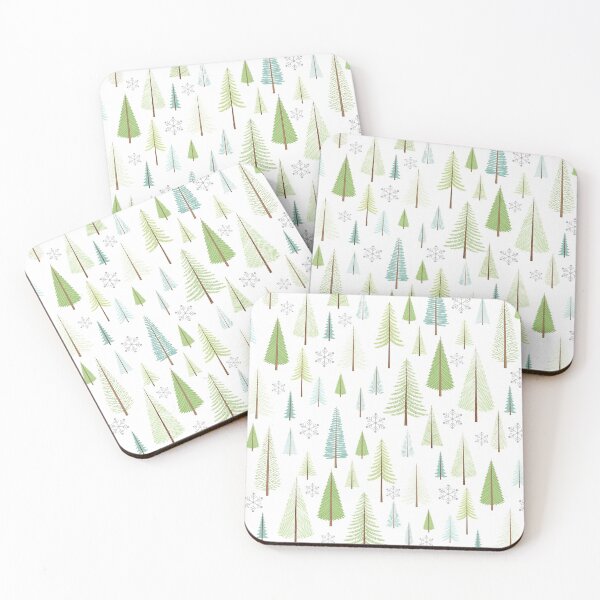 Item preview, Snow Falling Through Fir Tree Forest - Holiday Theme All Over Print designed and sold by legacyholistic.