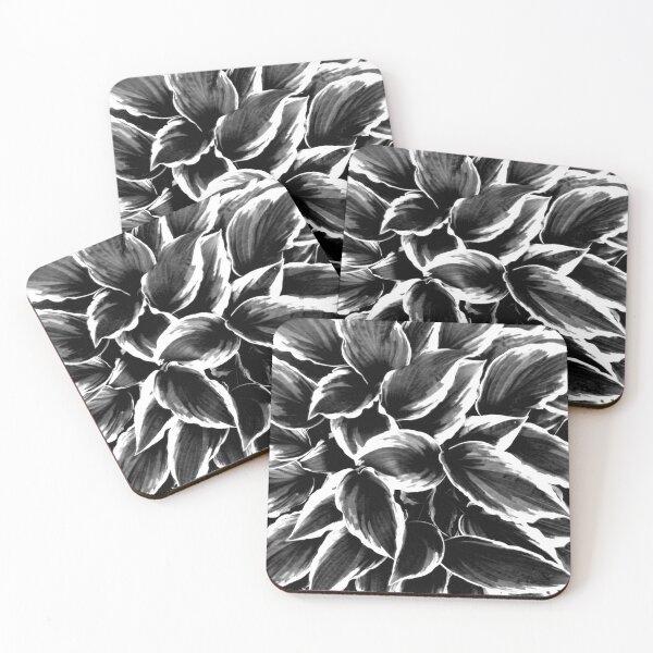 Item preview, Glorious Hosta Plant Black and White designed and sold by JariHawk.