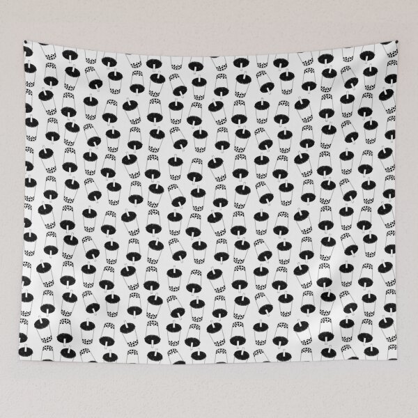 Item preview, Bubble Tea Black and White designed and sold by bom-iseul.