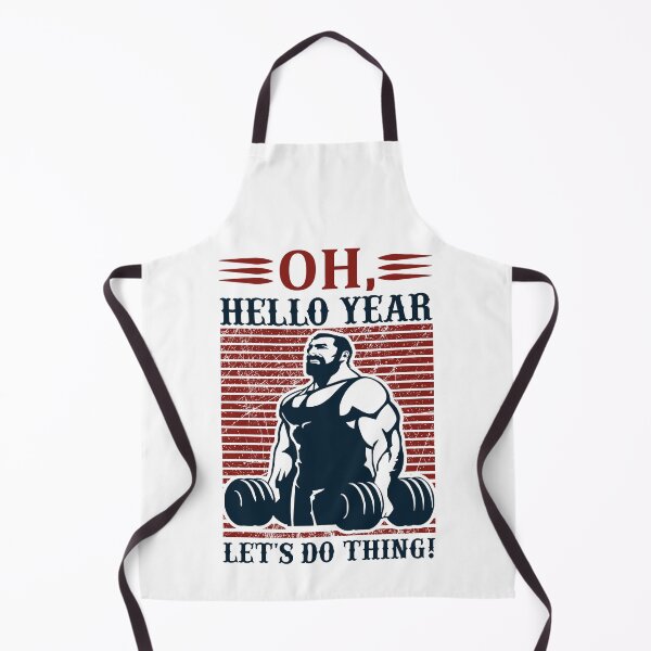 Item preview, Oh, hello year.Let's do thing!Seriously cool gym tee designed and sold by BuddyBoots.