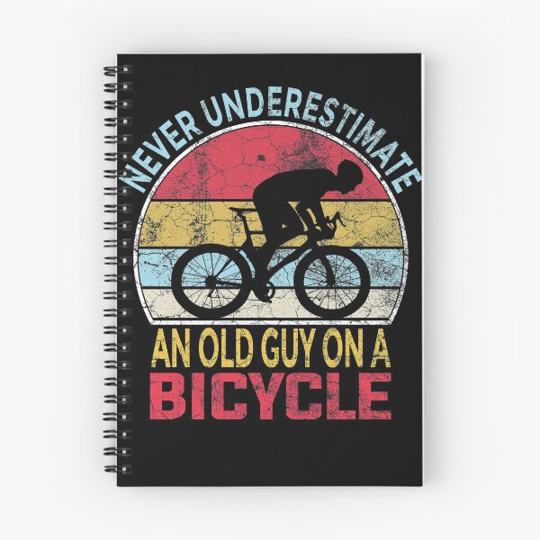Item preview, Never Underestimate An Old Guy On Funny For A BICYCLE  designed and sold by nmichom.