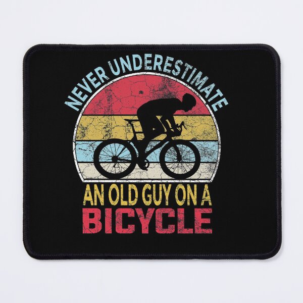 Item preview, Never Underestimate An Old Guy On Funny For A BICYCLE  designed and sold by nmichom.