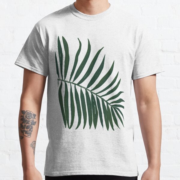 Minimalist palm leaf Classic T-Shirt