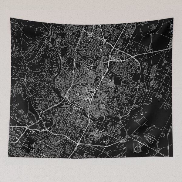 Item preview, Austin Black Map designed and sold by multiplicitymap.